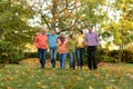 Big family having fun Royalty Free Stock Photo