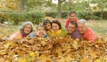 Big family having fun Royalty Free Stock Photo