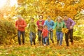 Big family having fun Royalty Free Stock Photo