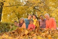 Big family having fun Royalty Free Stock Photo