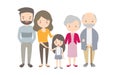 Big family Royalty Free Stock Photo