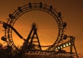 Big ferries wheel in Vienna Royalty Free Stock Photo