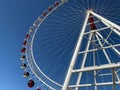 Big ferris wheel in amusement park Royalty Free Stock Photo
