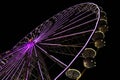 Big ferris wheel with night time, in Essen, Germany