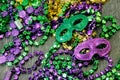 Mardi Gras beads, fat tuesday, New Orleans, NOLA, king cake