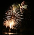 Beautiful fireworks Royalty Free Stock Photo