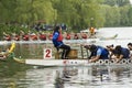The Big Fish Dragon Boat racing Royalty Free Stock Photo