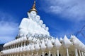 Big five white buddha at Wat Pha Sorn Kaew in Phetchabun, Thailand