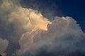 Big, fluffy, billowy cumulus clouds