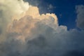 Big, fluffy, billowy cumulus clouds