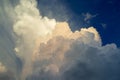 Big, fluffy, billowy cumulus clouds