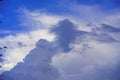 Big, fluffy, billowy cumulus clouds