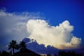 Big, fluffy, billowy cumulus clouds