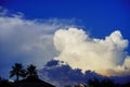 Big, fluffy, billowy cumulus clouds