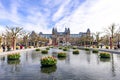 Big font in front of Rijksmuseum Royalty Free Stock Photo