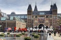 Big font in front of Rijksmuseum Royalty Free Stock Photo