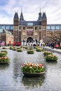 Big font in front of Rijksmuseum Royalty Free Stock Photo