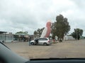 The Big Galah halfway across Australia on the Eyre Highway Royalty Free Stock Photo