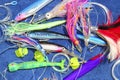 Big game fishing lures hook for tuna marlin Royalty Free Stock Photo