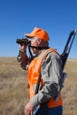 Big Game Hunter Glassing Royalty Free Stock Photo