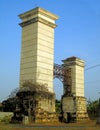 Big gate of the housing entrance