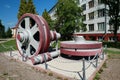 Big gear reducers, reduction gear Royalty Free Stock Photo