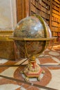 Big Globe in hall of Austrian National Library in Vienna, Austria. It is the largest library in Austria Royalty Free Stock Photo