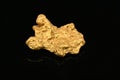 Big gold nugget Royalty Free Stock Photo