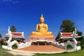 Big golden Buddha image Royalty Free Stock Photo