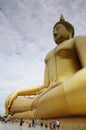 Big golden Buddha at Muang temple