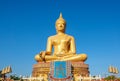 BIG GOLDEN BUDDHA IN SINGBURI THAILAND
