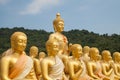 Big golden buddha statue