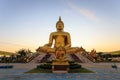 Big golden buddha statue, Thailand Royalty Free Stock Photo