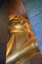 Big golden Buddha statues