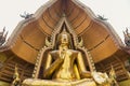 Big golden Buddha in Wat Tham Suea,Kanchanaburi