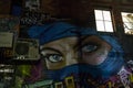 Big graffiti face