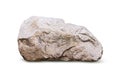 Big granite rock stone, isolated Royalty Free Stock Photo