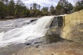 The Big Great Waterfall of Flat Rock Royalty Free Stock Photo