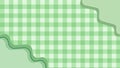 big green gingham, checkerboard aesthetic checkers frame background illustration, perfect for wallpaper, backdrop, postcard,