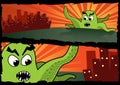 Big Green Monster Banners