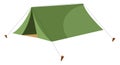 Big green tent, icon Royalty Free Stock Photo