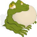 The big green toad