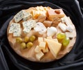Big group of cheeses Royalty Free Stock Photo