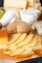 Big group of cheeses Royalty Free Stock Photo