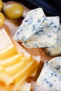 Big group of cheeses Royalty Free Stock Photo