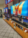 Big gulp and soda machines at speedway