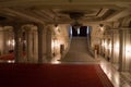 Big hall with marble stairs Royalty Free Stock Photo