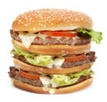 Big hamburger Royalty Free Stock Photo