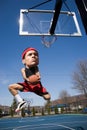 Big Head Basketball Player Royalty Free Stock Photo