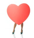 Big heart female legs